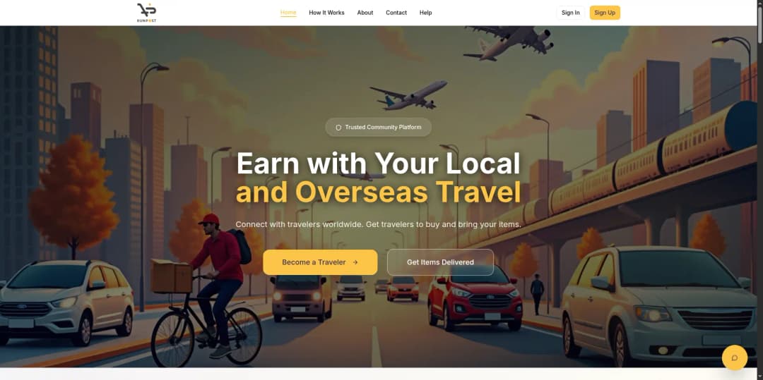 P2P Travel Delivery Saas Platform