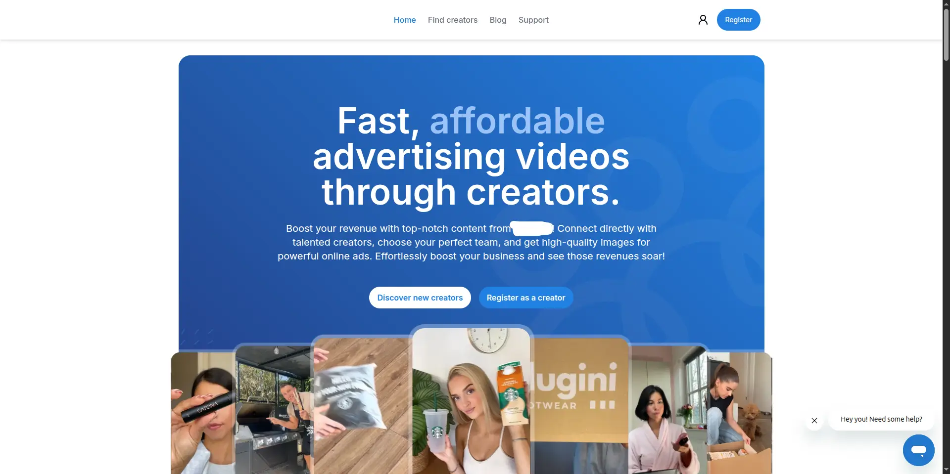 UGC Creator Marketplace Platform